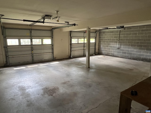 7 Englewood Dr, Palmyra, VA 22963 - garage with concrete block wall
