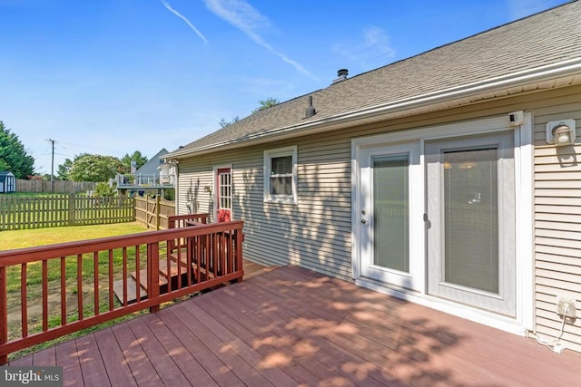 11505 Brian Dr, Fredericksburg, VA 22407 - view of wooden deck
