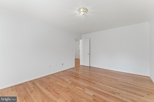 11505 Brian Dr, Fredericksburg, VA 22407 - empty room with wood finished floors and crown molding