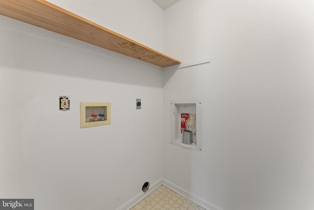 11505 Brian Dr, Fredericksburg, VA 22407 - washroom featuring washer hookup and hookup for an electric dryer