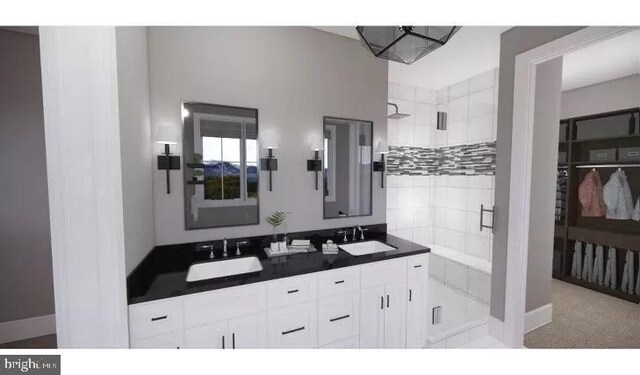 51 Lighthouse Dr, Bumpass, VA 23024 - full bath with a tile shower and double vanity