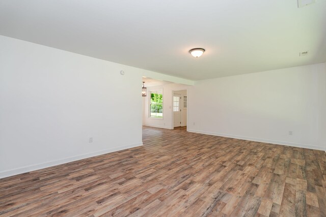 9048 Cinder Run Ln, Elkton, VA 22827 - unfurnished room featuring wood finished floors and baseboards