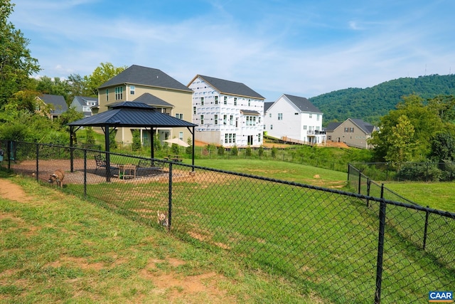 3215 Bergen St, Charlottesville, VA 22902 - view of yard with a gazebo