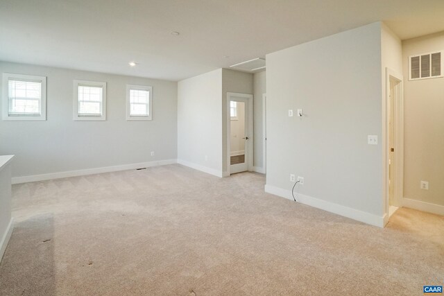 1658 Koch Ct, Charlottesville, VA 22911 - interior space featuring light colored carpet, visible vents, and baseboards