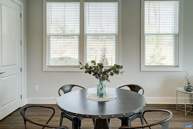 1658 Koch Ct, Charlottesville, VA 22911 - dining room featuring baseboards, a healthy amount of sunlight, and wood finished floors