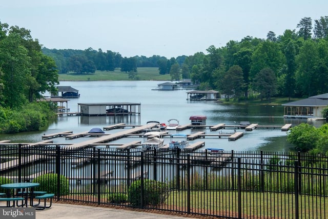295 Hemlock Loop, Mineral, VA 23117 - water view with fence and a forest