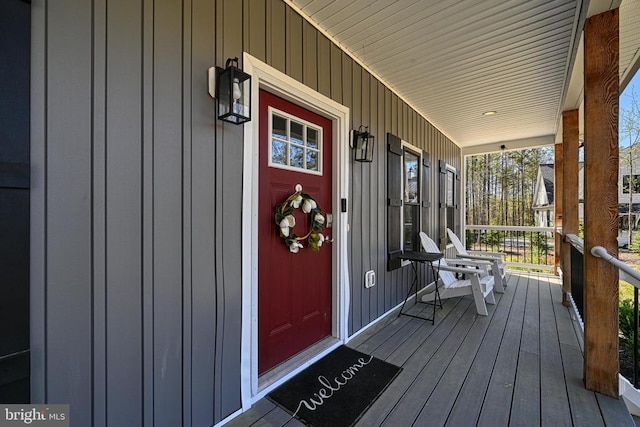 295 Hemlock Loop, Mineral, VA 23117 - deck with covered porch