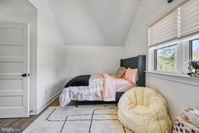 295 Hemlock Loop, Mineral, VA 23117 - bedroom with vaulted ceiling and wood finished floors