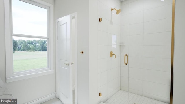  - bathroom with a stall shower
