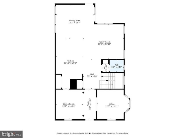  - view of floor plan / room layout