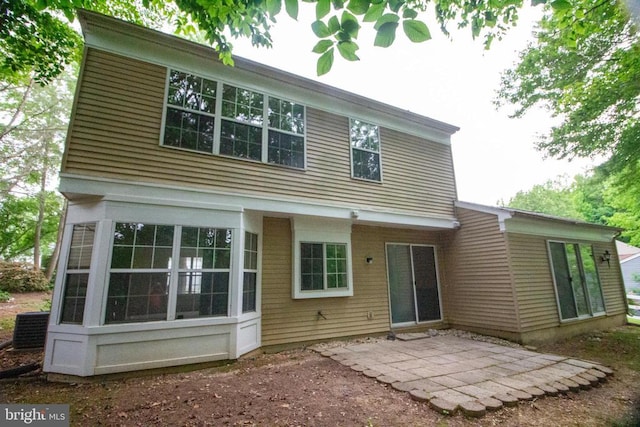 5903 Vista Ct, Fredericksburg, VA 22407 - rear view of property with a patio and cooling unit