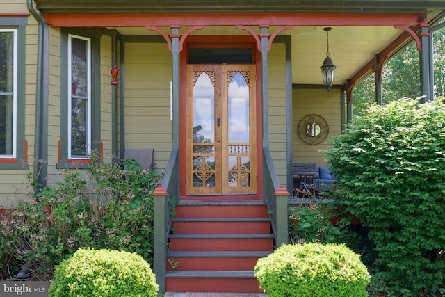 215 Fredericksburg Ave, Louisa, VA 23093 - entrance to property with a porch