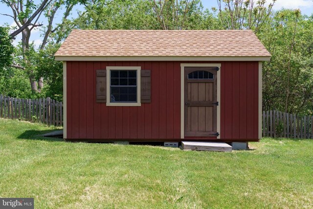 215 Fredericksburg Ave, Louisa, VA 23093 - view of shed featuring fence