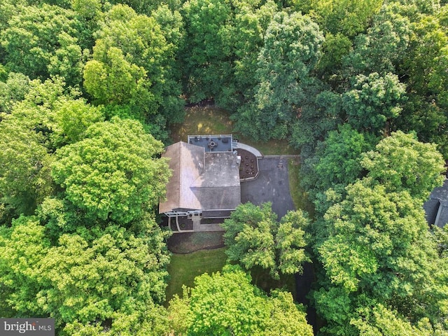 2357 Brighton Pl, Jeffersonton, VA 22724 - view of subject property with a heavily wooded area
