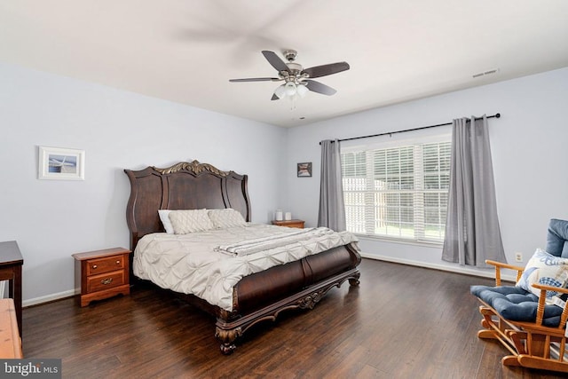 11313 Macon Dr, Fredericksburg, VA 22407 - bedroom featuring wood finished floors and a ceiling fan