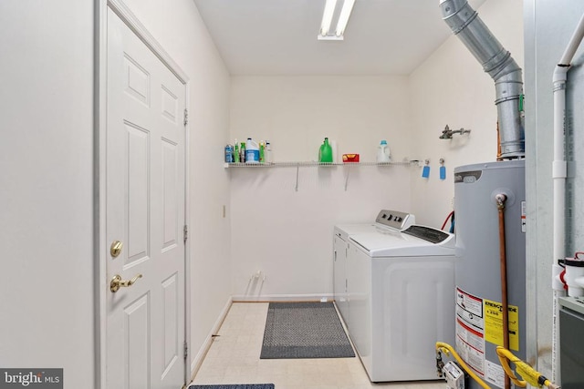 11313 Macon Dr, Fredericksburg, VA 22407 - washroom featuring water heater and independent washer and dryer