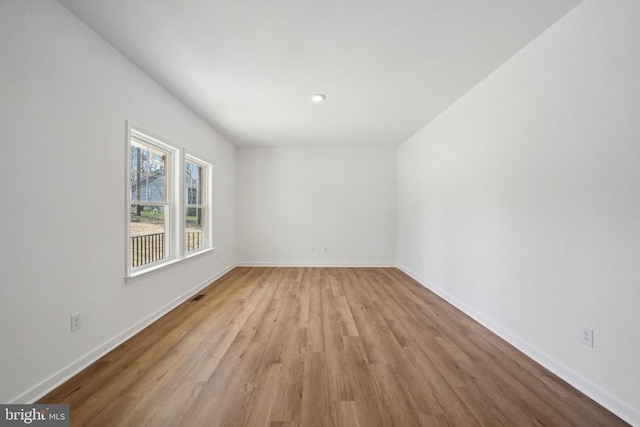 201 Zion Manor Rd Lot 13, Gordonsville, VA 22942 - unfurnished room with light wood-style flooring, baseboards, and recessed lighting