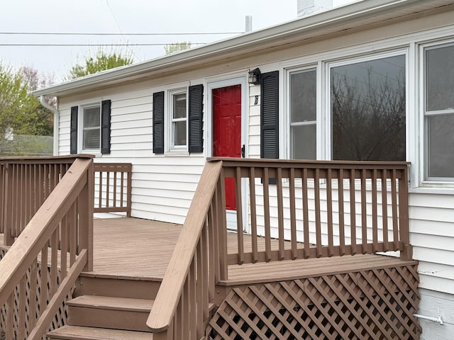 6 Maple Dr, Verona, VA 24482 - view of wooden terrace