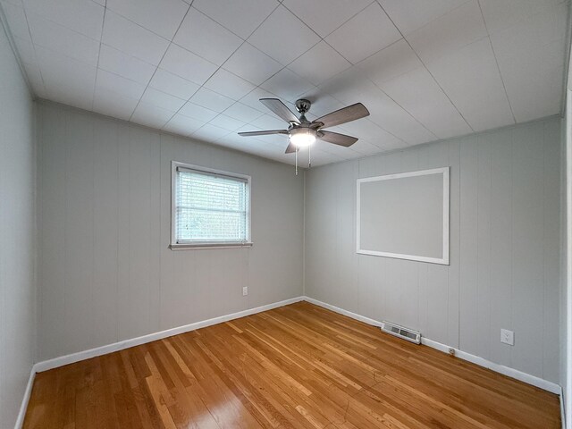 6 Maple Dr, Verona, VA 24482 - empty room with light wood-type flooring, a ceiling fan, and baseboards