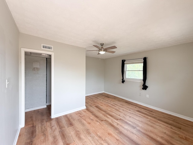 6 Maple Dr, Verona, VA 24482 - unfurnished room featuring light wood-type flooring, baseboards, and ceiling fan