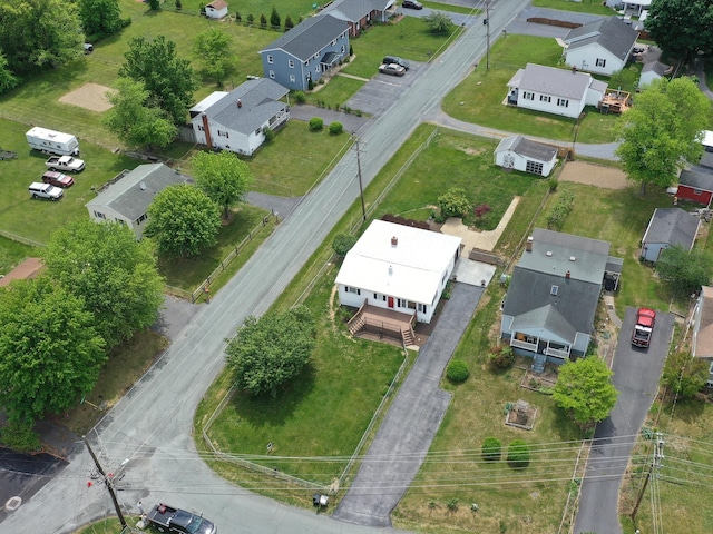 6 Maple Dr, Verona, VA 24482 - aerial view of property and surrounding area with nearby suburban area