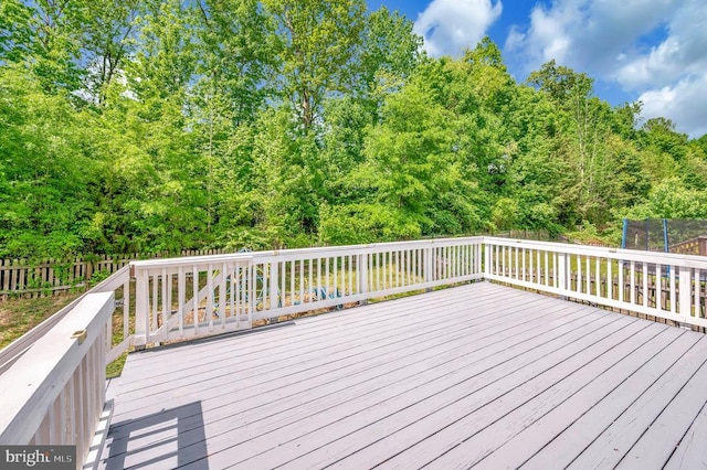 6733 Averett Ct, Fredericksburg, VA 22407 - wooden deck featuring a fenced backyard
