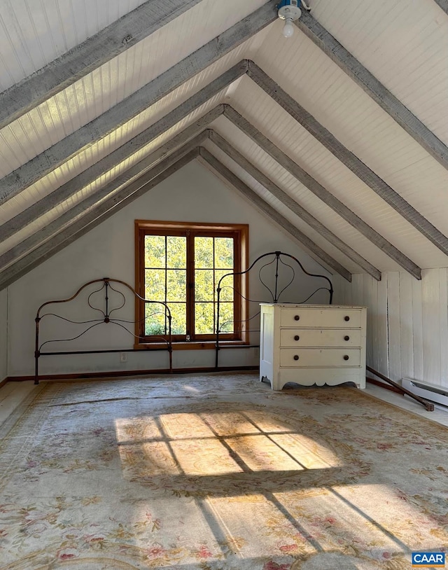 view of attic