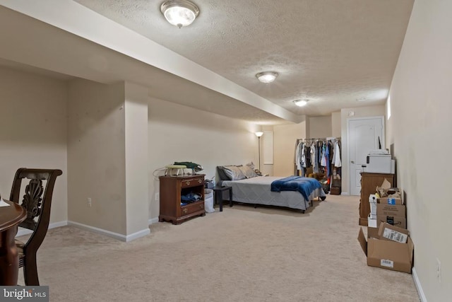 11721 Hoover Ln, Fredericksburg, VA 22407 - carpeted bedroom featuring a textured ceiling
