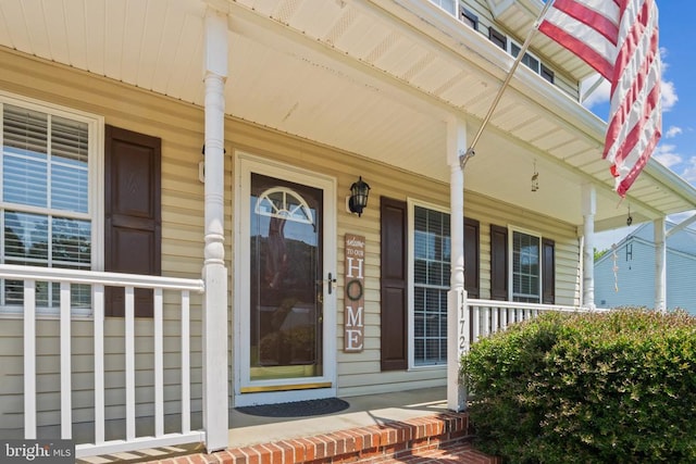 11721 Hoover Ln, Fredericksburg, VA 22407 - doorway to property featuring a porch