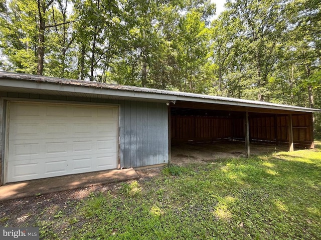  - view of garage