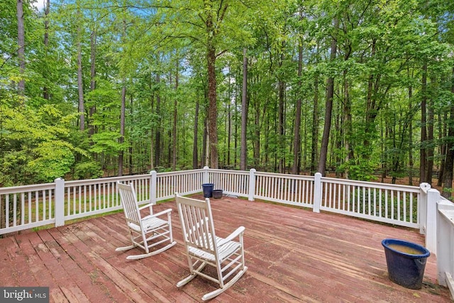 view of deck