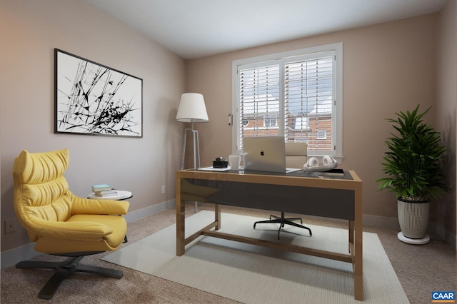217 E Jefferson St, Charlottesville, VA 22902 - carpeted office featuring baseboards