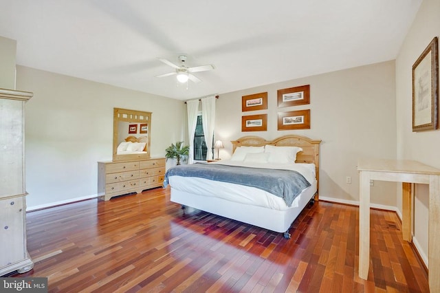 15605 Cedar Tree Ct, Mineral, VA 23117 - bedroom featuring wood finished floors and a ceiling fan
