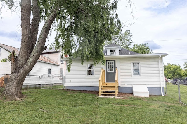 519 Arpia St, Lexington, VA 24450 - rear view of property featuring entry steps and roof with shingles