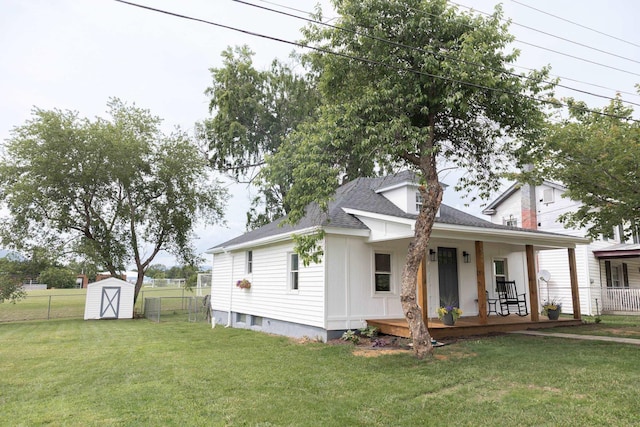 519 Arpia St, Lexington, VA 24450 - view of front facade featuring covered porch and a shingled roof