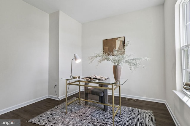 9105 Wild Spruce Dr, Fredericksburg, VA 22407 - office space featuring wood finished floors and baseboards