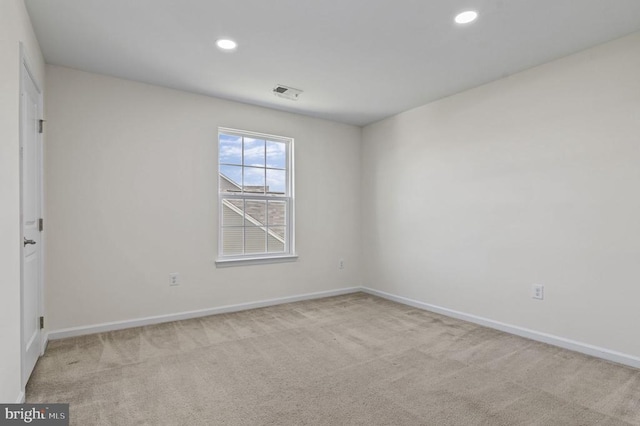 9105 Wild Spruce Dr, Fredericksburg, VA 22407 - empty room with carpet floors, baseboards, and recessed lighting