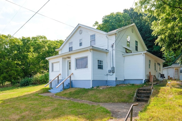 2732 Mountain Valley Rd, Va, VA 22832 - view of front of property featuring entry steps and a front lawn