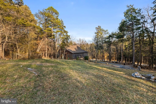 6005 Page Valley Rd, Luray, VA 22835 - view of grassy yard with a wooded view