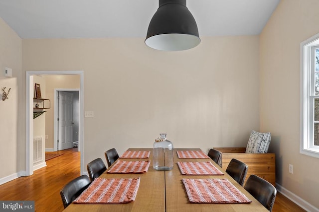 6005 Page Valley Rd, Luray, VA 22835 - dining space with wood finished floors and baseboards