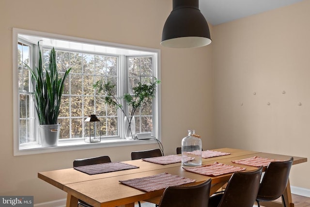 6005 Page Valley Rd, Luray, VA 22835 - dining area with baseboards and healthy amount of natural light