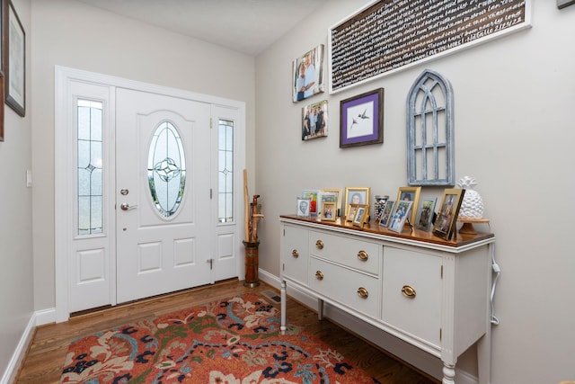 193 Locust Grove Ln, Stuarts Draft, VA 24477 - foyer with plenty of natural light and wood finished floors