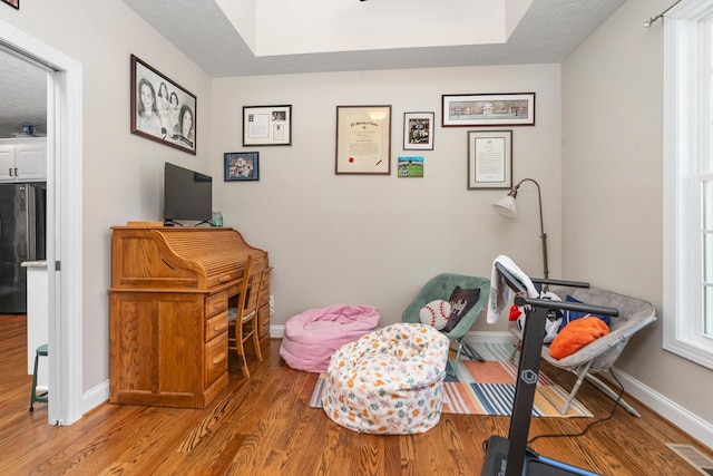 193 Locust Grove Ln, Stuarts Draft, VA 24477 - living area featuring light wood-style flooring and baseboards
