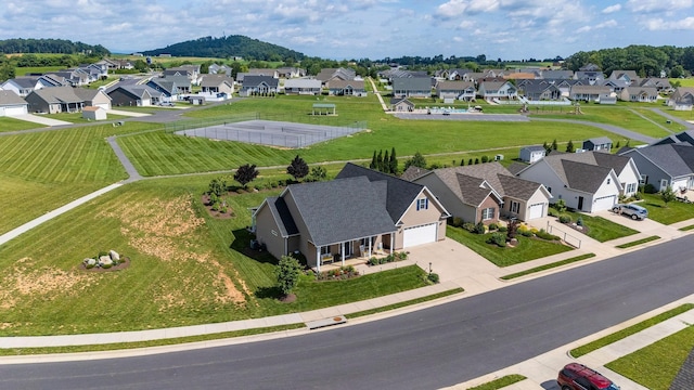 193 Locust Grove Ln, Stuarts Draft, VA 24477 - aerial perspective of suburban area