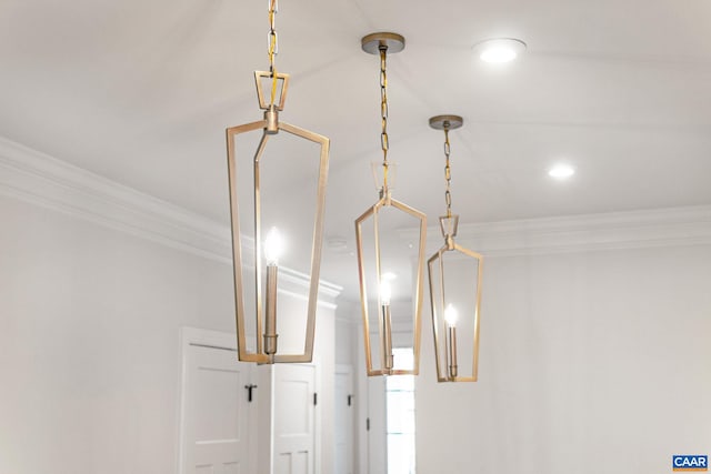 1367 Laconia Ln, Charlottesville, VA 22911 - detailed view of crown molding and recessed lighting