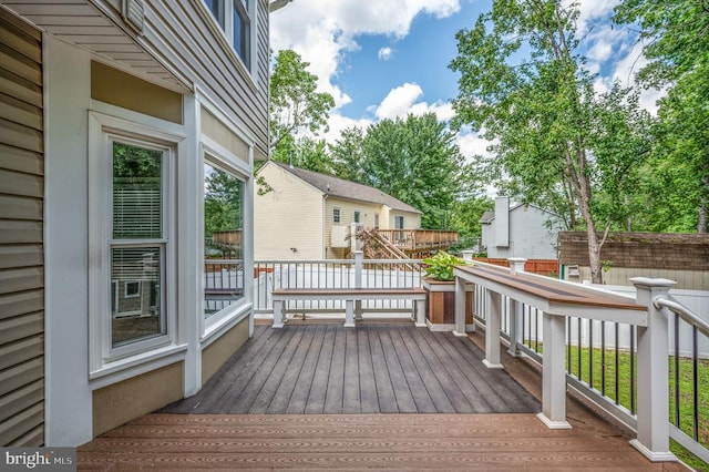 11603 Enchanted Woods Way, Fredericksburg, VA 22407 - view of deck