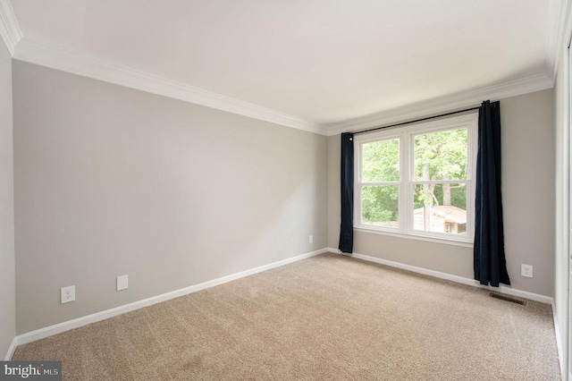 11603 Enchanted Woods Way, Fredericksburg, VA 22407 - unfurnished room featuring ornamental molding, carpet, and baseboards