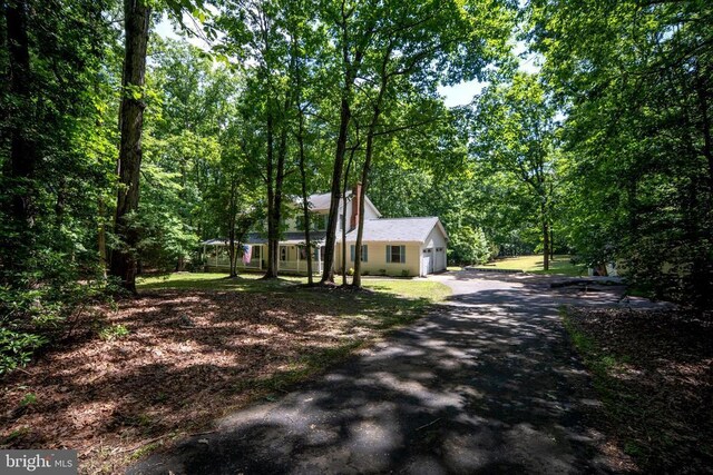 13403 Motts Run Rd, Fredericksburg, VA 22407 - view of front of home featuring driveway and a garage