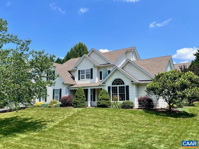 1142 Redfields Rd, Charlottesville, VA 22903 - traditional-style home with a front yard and a shingled roof