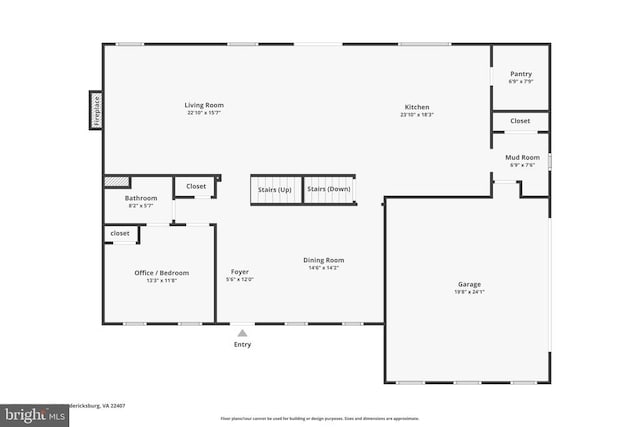 12804 Monterey Ct, Fredericksburg, VA 22407 - property floor plan